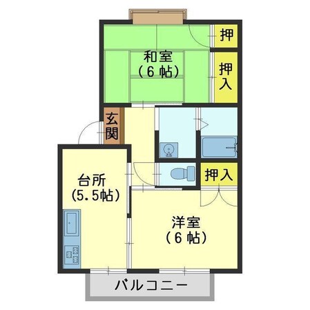 セレナ婦中の物件間取画像